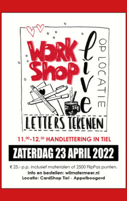 Workshop handletteren 23 april 2022