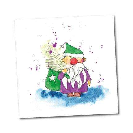 Workshop kerstkaarten met aquarel 013