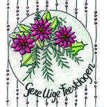 workshop kerstkaarten met aquarel