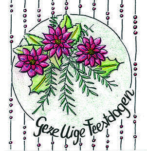 workshop kerstkaarten met aquarel