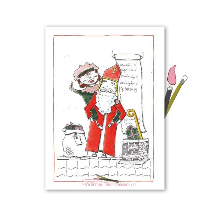 Het kleur-teken-knutsel-en-spelletjesboek van Sint en Piet