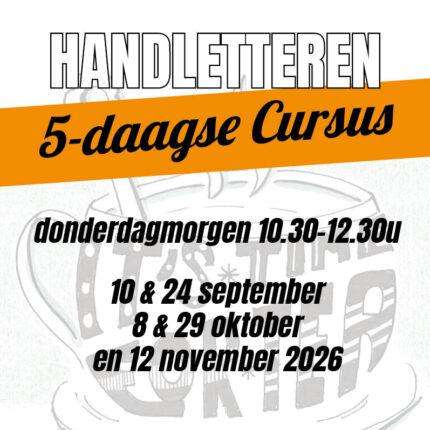 5 daagse cursus handletteren