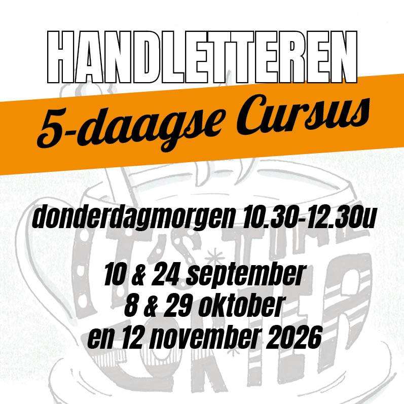 5 daagse cursus handletteren 5 daagse cursus handletteren