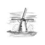 Geldermalsen stadsgezicht molen