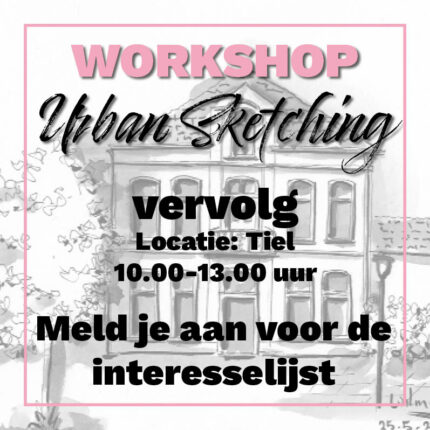 Urban sketching vervolg workshop