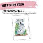 Schattige Koala wenskaart