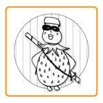 Kleurkaart fruitige ninja