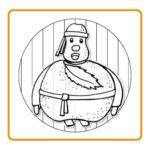 Kleurkaart fruitige ninja