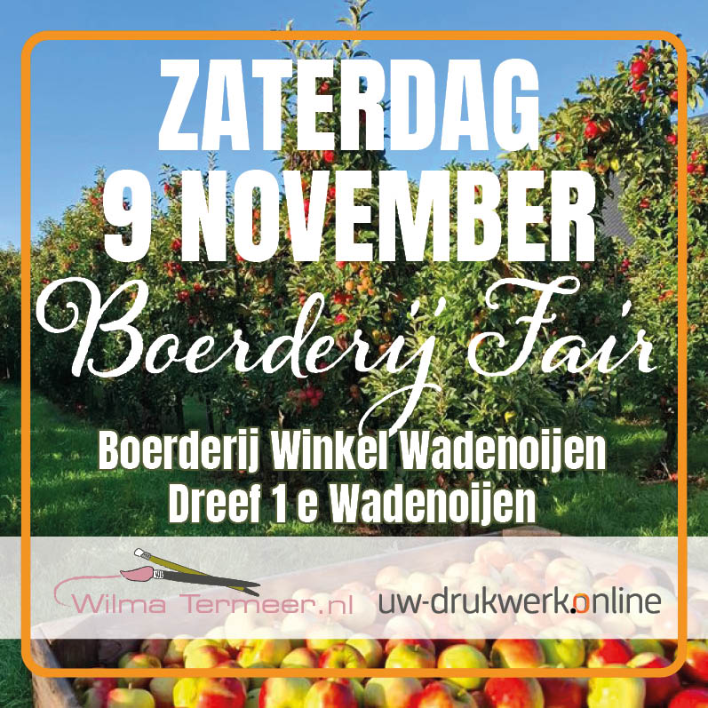 Boerderij Fair 9 november