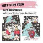 Kerst duifornament