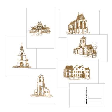 Tielse portretten ansichtkaart