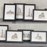 Tielse portretten ingelijst