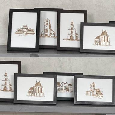 Tielse portretten ingelijst